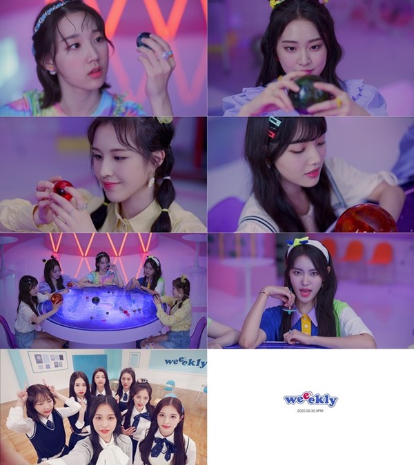 신예걸그룹 '위클리' Music Video 캡쳐