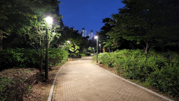남동구, 하늬근린공원 야간경관 개선사업 완료(사진제공=남동구청)