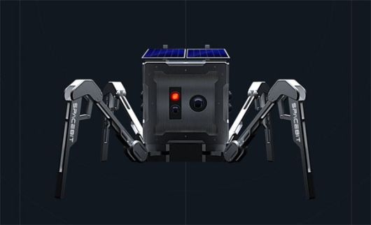 네발 달린 거미 로봇(사진=스페이스비트)