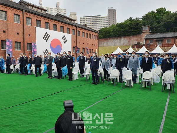 5·18민주화운동 제42주년 서울기념식 열린 서대문형무소 역사관앞 마당